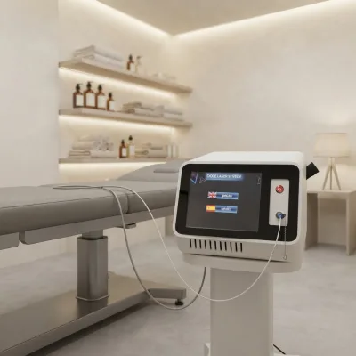 980+1470nm Dual Wavelength EVLT Laser Desktop Body Vascular Hemorrhoid Treatment Skin Rejuvenation Safety