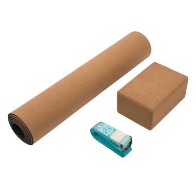 Thermoplastic Elastomer Yoga Mat Brick Set Sound Insulation Non-Slip Padded Sports Pilates Fitness Mat Nature Rubber Custom Logo