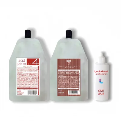 OEM Lookahead Professional Salon Hair Curling Perm Lotion Treatment No Damage Hair Perming Kit for Bleaching Hair