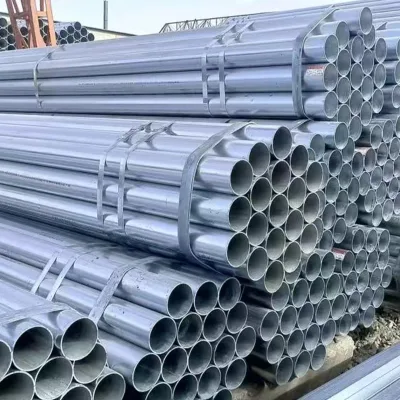 Faotory Wholesale Q235B ASTM BS Hot Dip Galvanized Alloy Round Steel Pipe Tube Oil Pipe Thick Wall