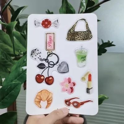 Wholesale 3D Epoxy Stickers Waterproof Durable Printed Logo Brand Domed Resin Sticker Sheets for Lugagges Laptops Phone Case