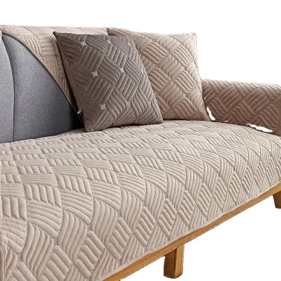 Soft Touching Couch Protector Living Room Velvet Flannel Sofa Cover