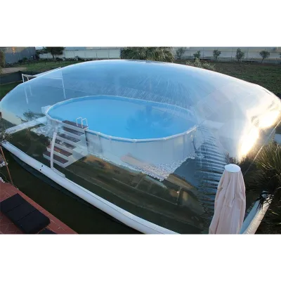 BN Outdoor Inflatable Swimming Pool Enclosures Pool Transparent Tent Inflatable Dome Swimming Pool Cover