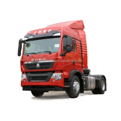 Used Howo T5G Tractor Truck 6 Tires 4x2 371hp 375hp Transport Head Tractor TrucK