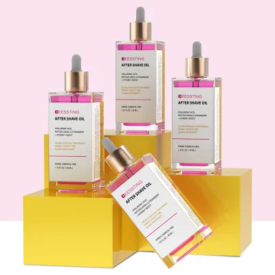 Private Label Vegan Aftershave Oil Alcohol-Free Eco-Friendly Moisturizing Repair Soothing Reduce Irritation Travel Size