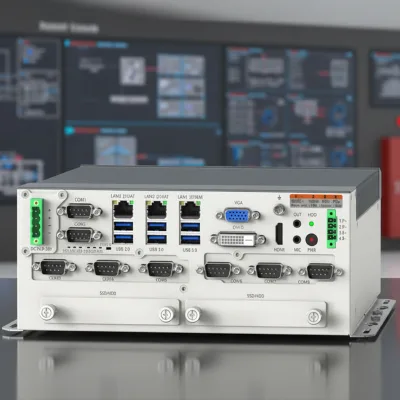 Wide Voltage 9 to 36V Industrial Fanless Embedded PC with Optocoupler Isolated