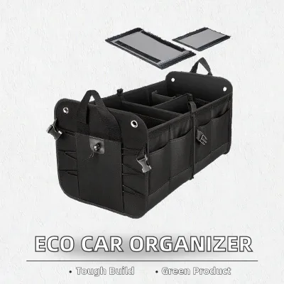 Super Durable Eco-Friendly Oxford Material Luxury Auto Trucks & Cars Cargo Trunk Organizer Storage Box
