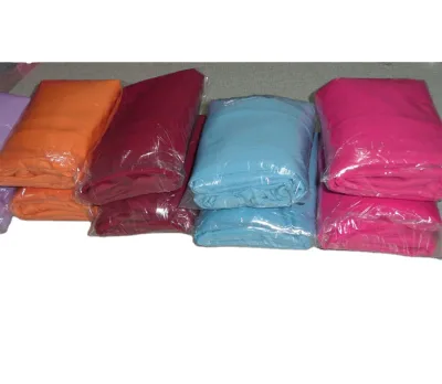 Repeated Usable Durable Colored Basic Polyester Dining Chair Seat Cover in Wedding Events