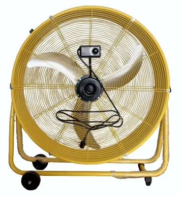 24 Inch Post Type Barrel Type Industrial Exhaust Fan  Mobile Blower Axial Flow Fan
