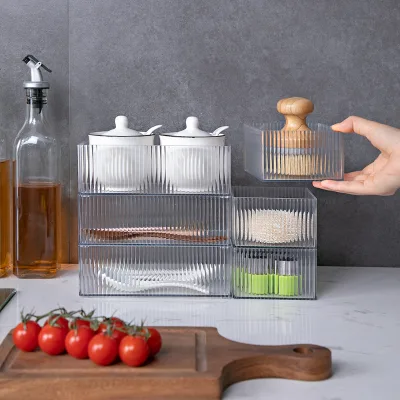 Reasonable Price Stackable Kitchen Food Storage Container Set