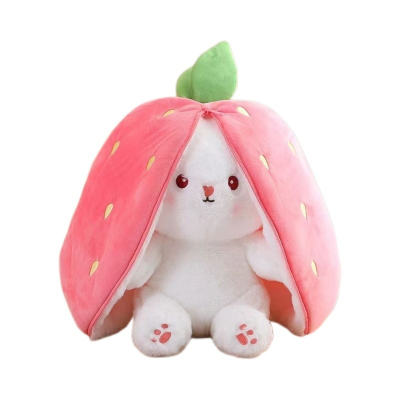 Hot Sale Cross-dressing Strawberry Reversible Bunny