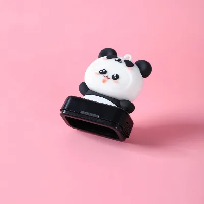 2022 New Arrival Cute Animal Design Fabric Ink Signature Self-inking Baby Name Stamp Kids Clothing Name Stamps