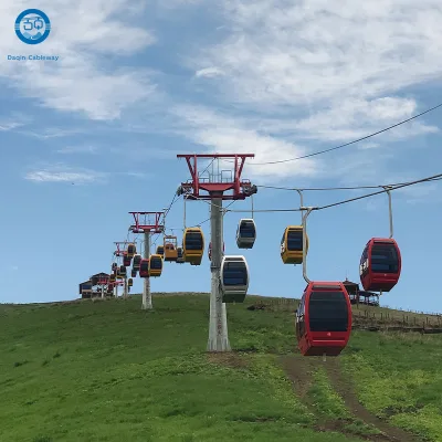Commercial Steel Overhead Ropeway Cable Car-Outdoor High Capacity Compact Design Remote Eco-Tourism Use Easy Setup Minimal