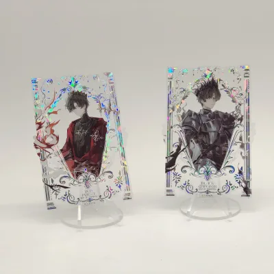 Transparent Clear PVC PET Customizable Plastic Card with Offset Printing Anime Character Star Support Frosted Design