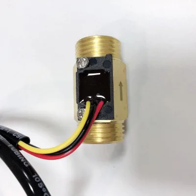 Smart Inline Liquid Meter Water Dispenser DN15 G1/2 Pulse High Pressure Irrigation Brass Hall Flow Sensor