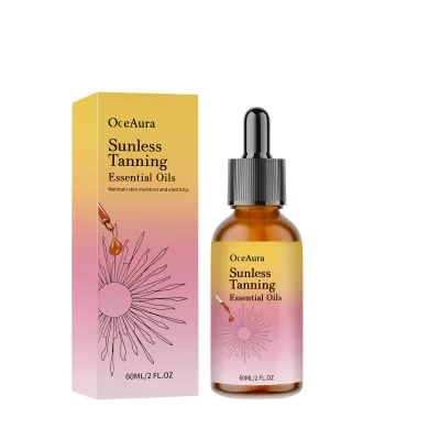 Hot Sale Natural Bronzer Enhancer Long-Lasting Nourishing Sunless Tanning Essential Oil Improves Complexion-Self Tanner