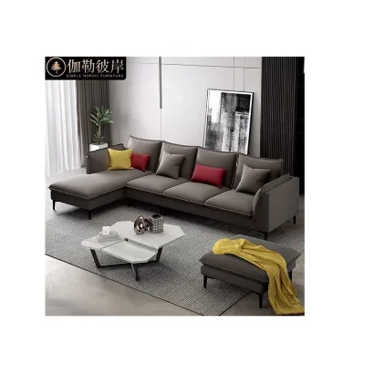 Modern Living Room Furniture Fabric Sofa Deep Soft Couch Leathaire Recliner Sofa