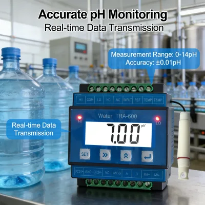 TRA-600 Multi-Parameter Water Quality Analyzer 0.01 pH High Precision Transmitter With RS485 Modbus and 4-20mA Signal