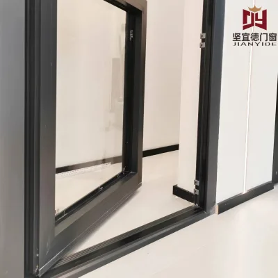Heavy Duty Aluminum Exterior Swing Door-Modern Design Eco-Friendly Anti-Rust Custom Size Available for Living Room & Hotel Use