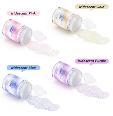Food Grade Iridescent Edible Glitter Luster Dust Vegan Halal Kosher Mica Powder for Drinks Cake Chocolate Cookie Decoration