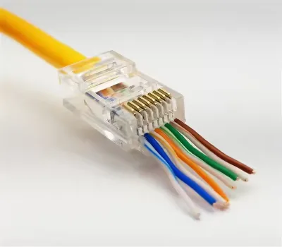 Rj45 Connectors Rj45 Plug Connector For UTP Cat5e Cat6 8P8C