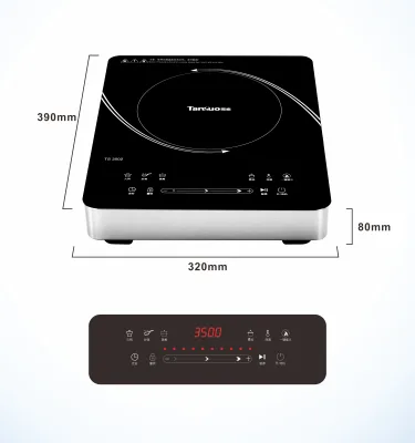 New Design Home Kitchen Electric Induction Cooker 2200W Infrared Ceramic Hob 1 burner Cooktop
