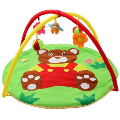 New Baby Gym Play Mat Soft & Comfortable Exercise Fitness Puzzle Mat with Sports & Electronic Toys Safe for Daily Activities