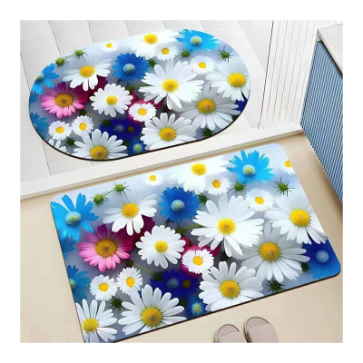 Non-slip Absorbent Bathroom Door Can Be Customized Bathroom Mat