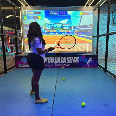 Automatic Indoor Tennis Ball Throwing Machine Sports Training Equipment for Table Tennis Racket Game for Court Entertainment