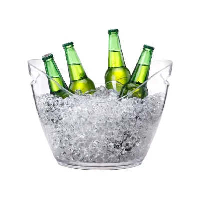Champaign Bucket Color Large Size 12L Changing Custom Logo Design Plastic Ice Bucket