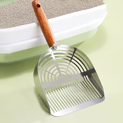 Stainless Steel Cat Litter Shovel for Pet Waste Disposal Cat Litter Scooper Pet Products