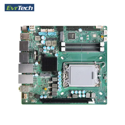 Q670 12th/13th Gen CPU DDR4 Memory  64G Intergrated HD-MI DP Gaming Mini Itx Motherboard With Four Display