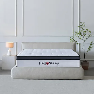 78" *72"* 12" Twin Hybrid Mattress Memory Foam Pocket Spring Orthopaedic Latex Modern Design Foldable Cooling Features Hotel