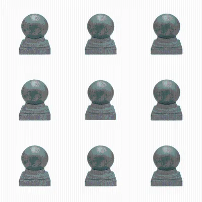 Weijiang Cap-o-b Ball Caps Galvanized Steel 0.7mm Thickness Eco-Friendly Sustainable Multi-Size Customizable Installation Fences
