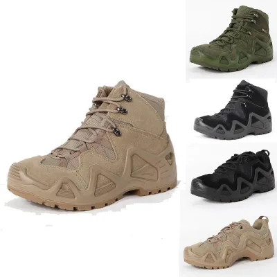 Outdoor Custom Boots Sports Tactical Boots Low Top Desert Waterproof Hiking Shoes