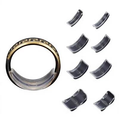 Invisible Soft Diamond-Shaped Ring Cushion Pads 8-Piece Set; Comfortable Adjustable Size Hand-Friendly Resizing Tool