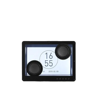 Transparent Suspended-lyric for V5.3 Wireless Sub-title Speaker TWS Pairing Card-insert Hi-Fi Sound for Living-room