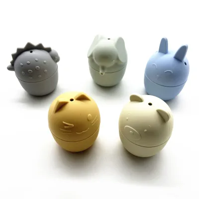 High Quality Water Fun Shower Cat Dinosaur Rabbit Bear Elephant Educational Baby Animal Bath Toys