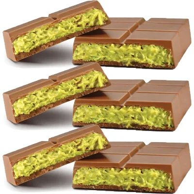 Dubai Factory's Professional OEM Chocolate Supplier for Bulk Buyers Gift Packaging with Flavors Weights Candies Jams Bar Pattern