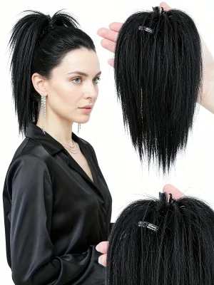 D.S Hair Multi-Color Available Long Straight Layered Ponytail Hair Extensions Wholesale