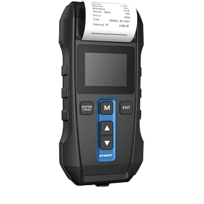 BT300P 12V Android Car Smart Battery Tester Electronic Automotive Relay Universal Battery Checker Printer