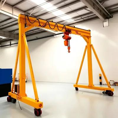 ISO CE Standard 0.5Ton 1Ton 2Ton 3Ton Small Gantry Crane Single Beam Girder Mobile Portable Gantry Crane with Remote Control