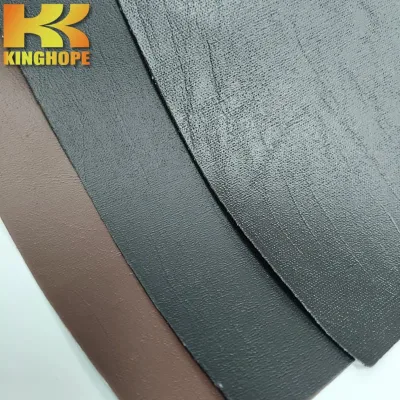 Factory Supply Full Impregnated PU Leather, Luxury Artificial Leather for Footwear, Leather Shoes