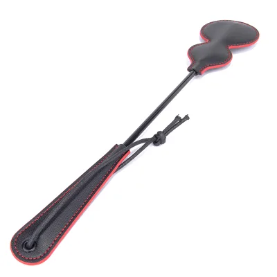 Bulk Gourd Pattern SM Impact Paddle Comfort Grip Leather Spanking Tool for Couple Intimate Entertainment