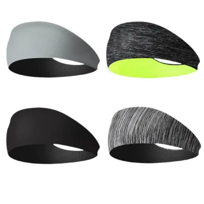 Running Sport Headband Yoga Fitness and Tennis Elastic Sweat-wicking Hair Tie Helmet Liner Strap Polyester