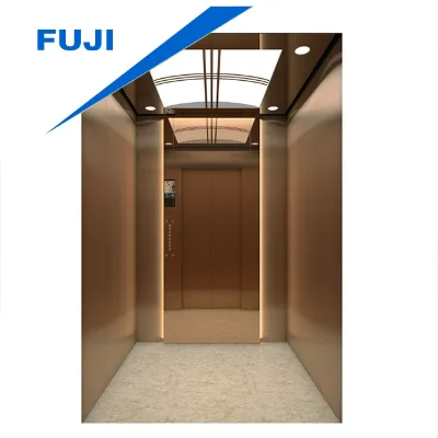 Luxury 12-Person Passenger Elevator From China MR 630kg 15 Stops Fuji 800kg 6 Floors Gearless AC Drive Competitive Price