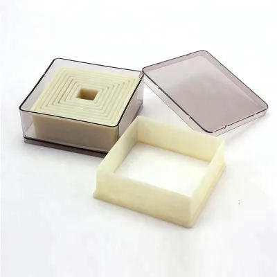 9-Head Square Dentate Nylon Cookie Cutter Plastic Material