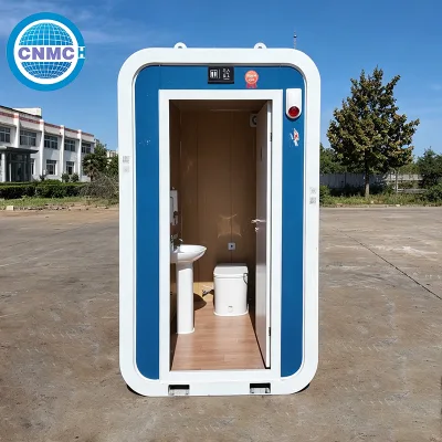 Water Saving Flush Portable Bathroom Prefabricated Toilet Cabin for Public Event Construction Site Projects