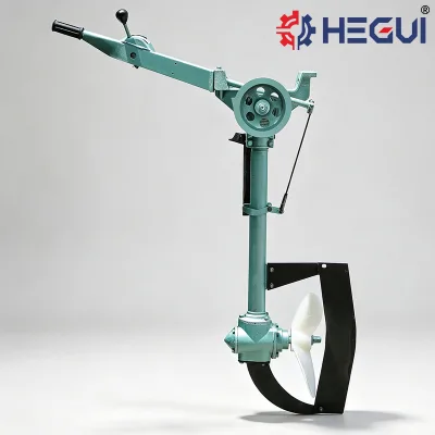 HEGUI 4 HP Single Cylinder Water-Cooled Marine Diesel/Gasoline Outboard Propeller Euro 2 Emission Standard Low Maintenance Cost