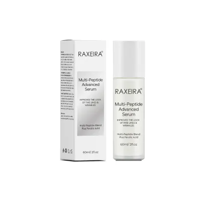 Custom Logo Multi Peptide Anti Aging Serum Collagen Formula Repair Skin Brighten Smooth Firming Fades Fine Lines Ampoule Serum